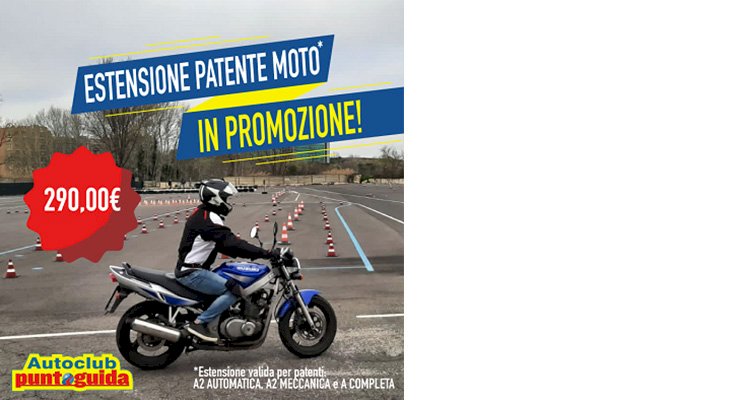 Estensione patente in promo a 290€ tutto compreso